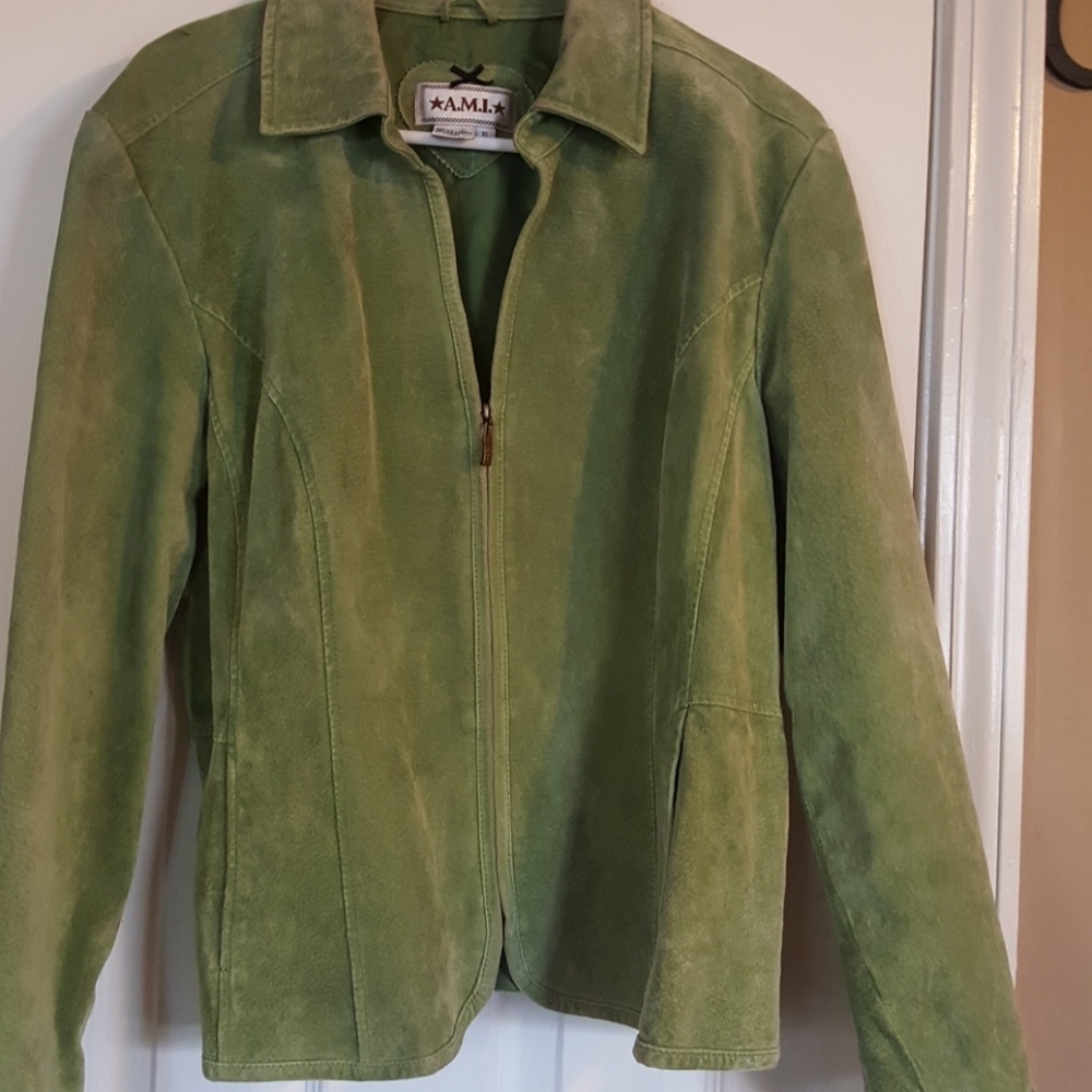 A.M.I. womens suede jacket